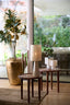 Candle stick 7,5x25,5 cm SERLA gold