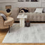 Carmel Cream-Grey Abstract Rug | 6030
