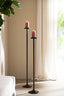 Candle holder 20x100 cm ZIYA matt black
