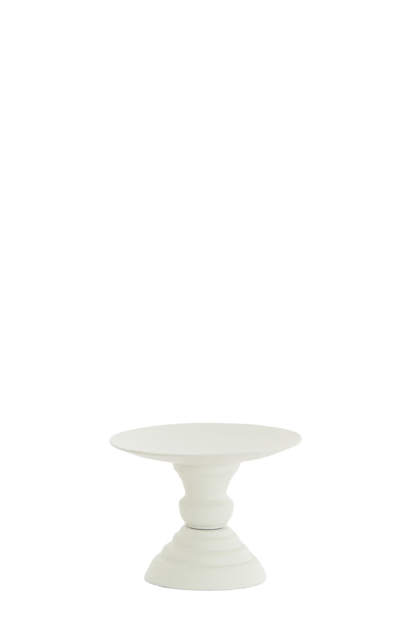 Candle holder 10,5x8,5 cm POZZO cream