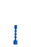 Candle stick 4,5x20 cm BABIMO shiny blue