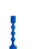 Candle stick 4,5x20 cm BABIMO shiny blue