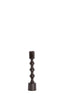 Candle stick 4,5x20 cm BABIMO shiny dark brown