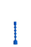 Candle stick 4,5x24 cm BABIMO shiny blue