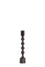 Candle stick 4,5x24 cm BABIMO shiny dark brown