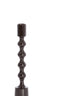 Candle stick 4,5x24 cm BABIMO shiny dark brown