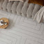 Carmel Cream-Beige Geometric Rug | 6040
