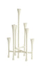 Candle stick 7L 26x23x45 cm OLIVIER cream
