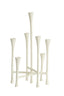Candle stick 7L 26x23x45 cm OLIVIER cream