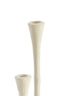 Candle stick 7L 26x23x45 cm OLIVIER cream