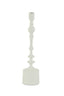 Candle stick 10x42 cm SHEVA shiny white