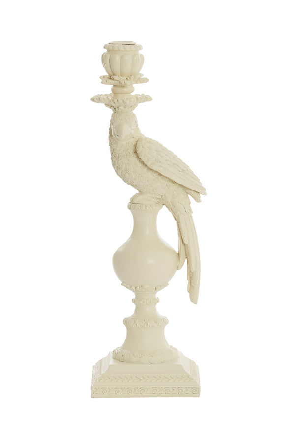 Candle stick 13x12x37,5 cm NYASA cream