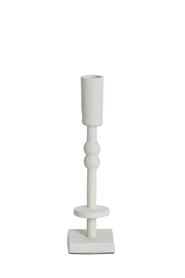 Candle stick 6x6x23 cm KABIRA cream