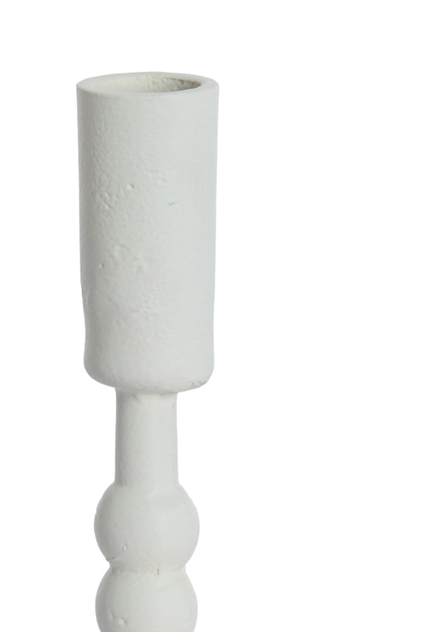 Candle stick 6x6x23 cm KABIRA cream
