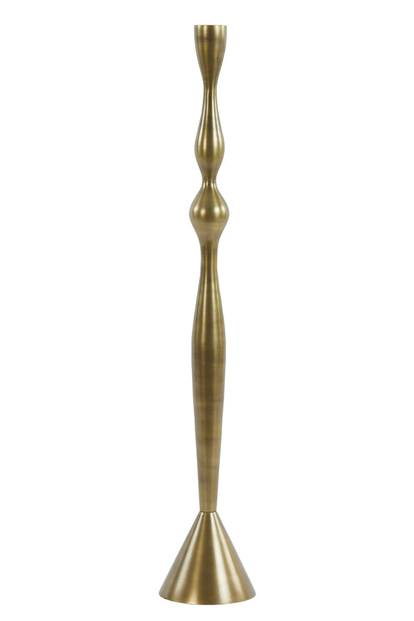 Candle stick 10x60 cm PALUNO antique bronze