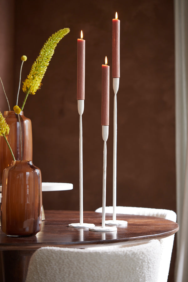 Candle stick 10,5x50 cm ICARUS cream