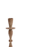 Candle stick 7x24,5 cm CASANDRA antique brown-grey