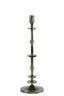 Candle stick 14,5x46 cm YAIRA nickel green antique