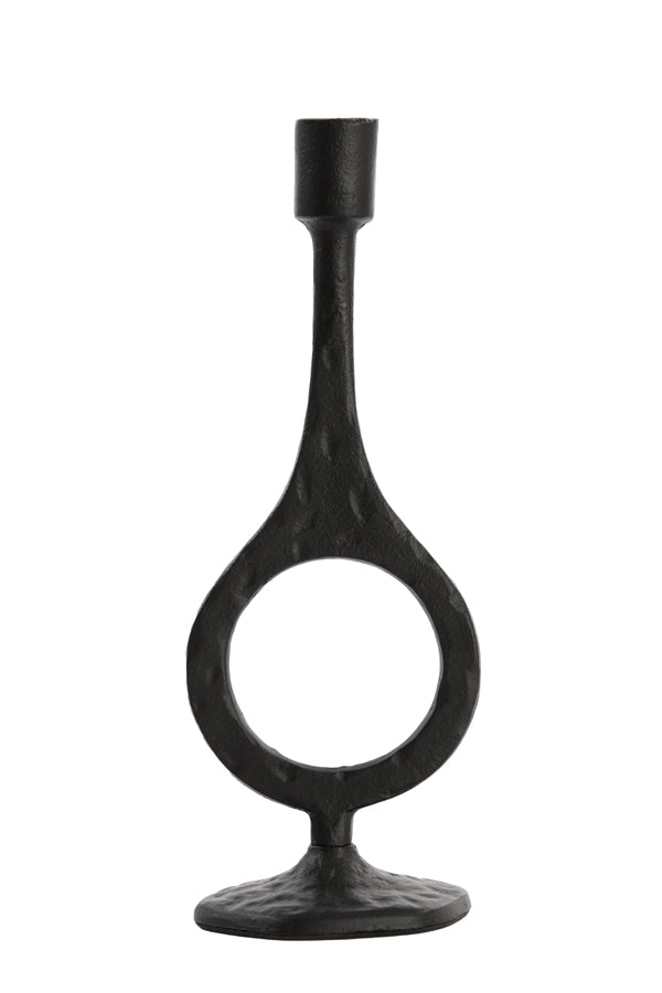 Candle stick 10x30 cm LAREDO matt black