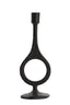 Candle stick 10x30 cm LAREDO matt black