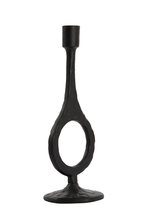 Candle stick 10x30 cm LAREDO matt black