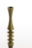 Candle stick 10x35 cm MISTRY shiny green gold