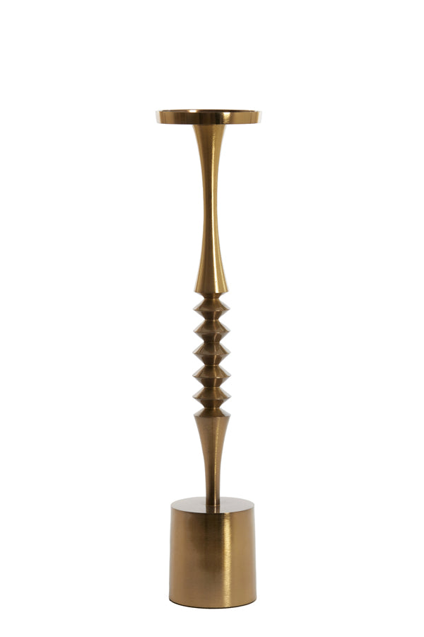 Candle holder 11x51 cm MISTRY shiny black nickel