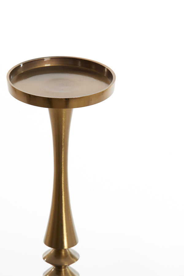 Candle holder 11x51 cm MISTRY shiny black nickel