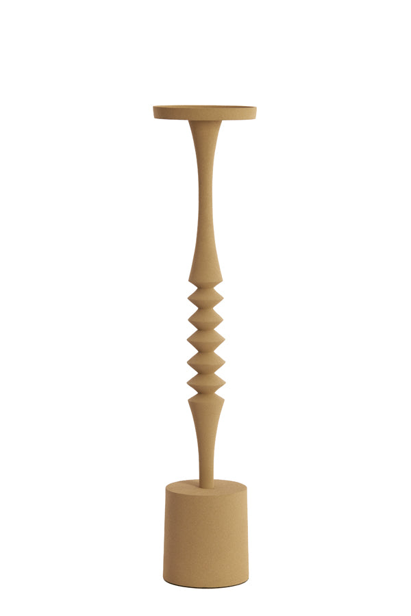 Candle holder 11x51 cm MISTRY matt beige