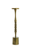 Candle holder 11x51 cm MISTRY shiny green gold