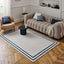 Carmel Cream-Blue Bordered Rug | 6060