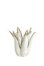 Candle stick 11,5x11,5 cm CACTUS ceramics cream