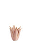 Candle stick 11,5x11,5 cm CACTUS ceramics coral