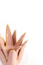 Candle stick 11,5x11,5 cm CACTUS ceramics coral