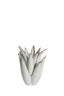 Candle stick 13x16 cm CACTUS ceramics cream