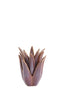 Candle stick 13x16 cm CACTUS ceramics dark purple