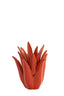 Candle stick 13x16 cm CACTUS ceramics orange