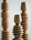 Candle stick 7,5x28 cm AFIFE wood natural