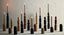 Candle stick 7,5x45,5 cm AFIFE wood natural