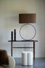 Candle holder 10,5x26 cm ALVERCA wood matt black