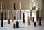 Candle stick 7,5x18,5 cm OFIR wood dark brown