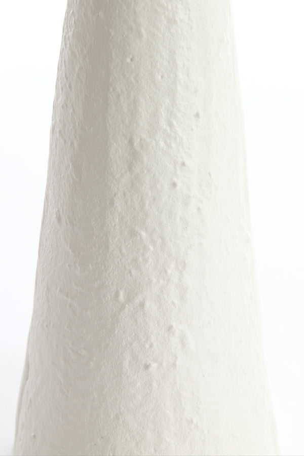 Candle holder 12,5x12x37 cm OTA cream