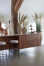 Candle holder 13x11,5x46 cm OTA sand+light brown spotted