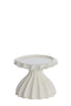 Candle holder 9x7,5 cm SIDARI cream