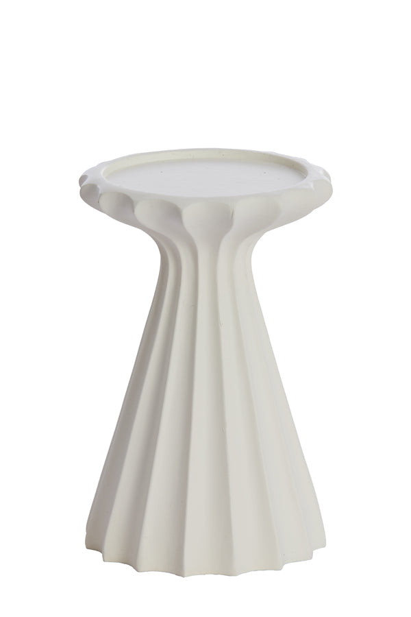 Candle holder 9x14 cm SIDARI cream