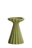 Candle holder 9x14 cm SIDARI green