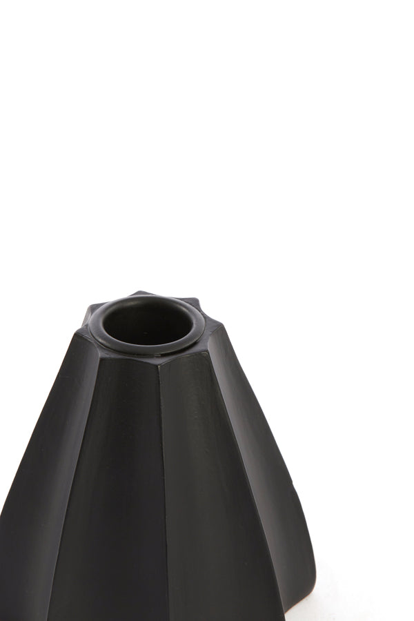 Candle stick 9x8,5x8,5 cm LIMNI matt black