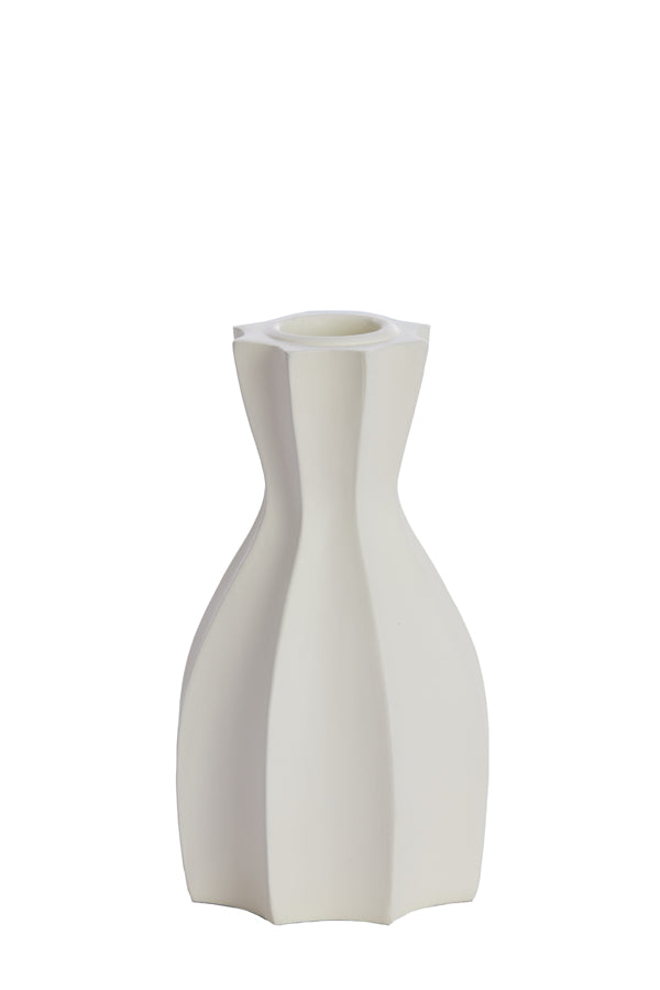 Candle stick 7x13 cm LIMNOS cream