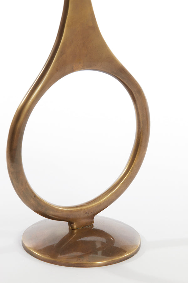 Candle stick 13x55 cm ANTIGA antique bronze