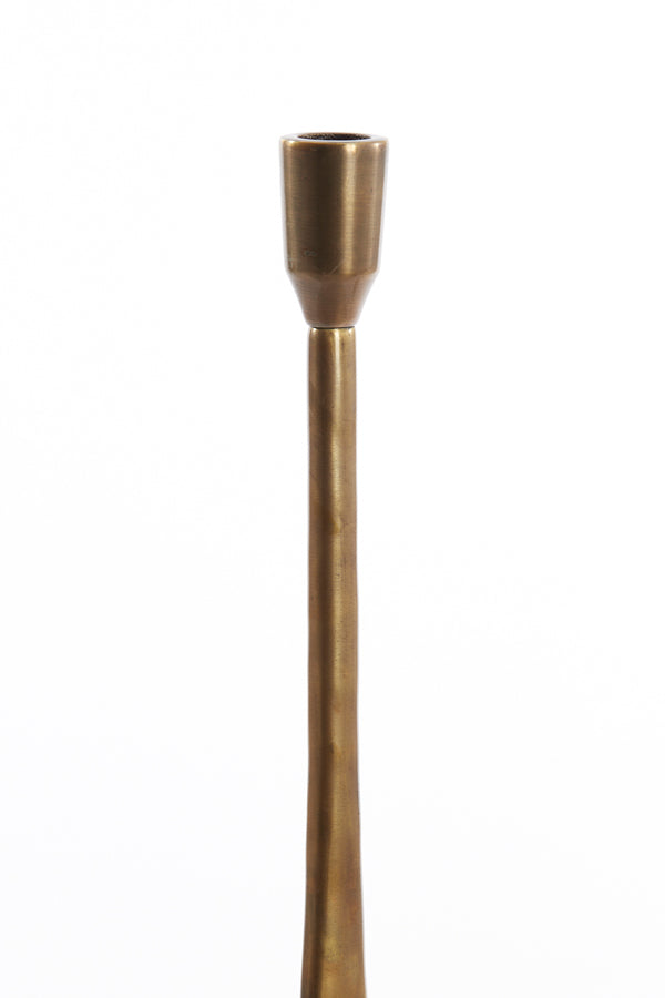 Candle stick 13x55 cm ANTIGA antique bronze
